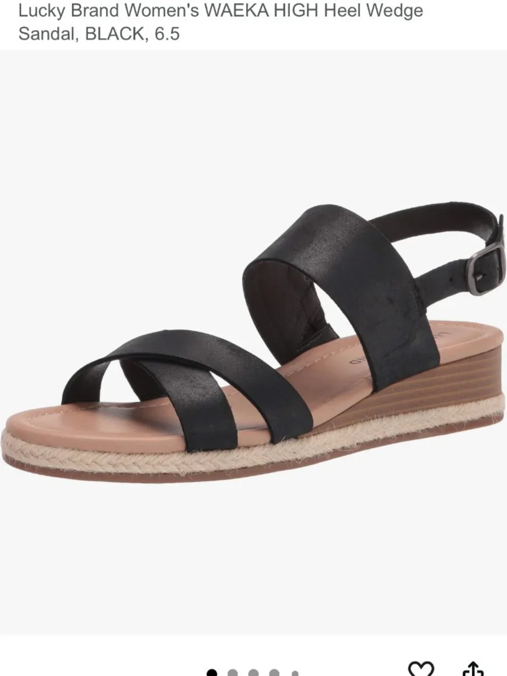 Lucky Brand Women's WAEKA Wedge Sandal